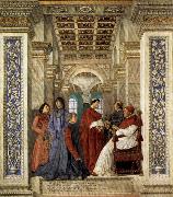 Melozzo da Forli Sixtus IV Founding the Vatican Library oil painting artist